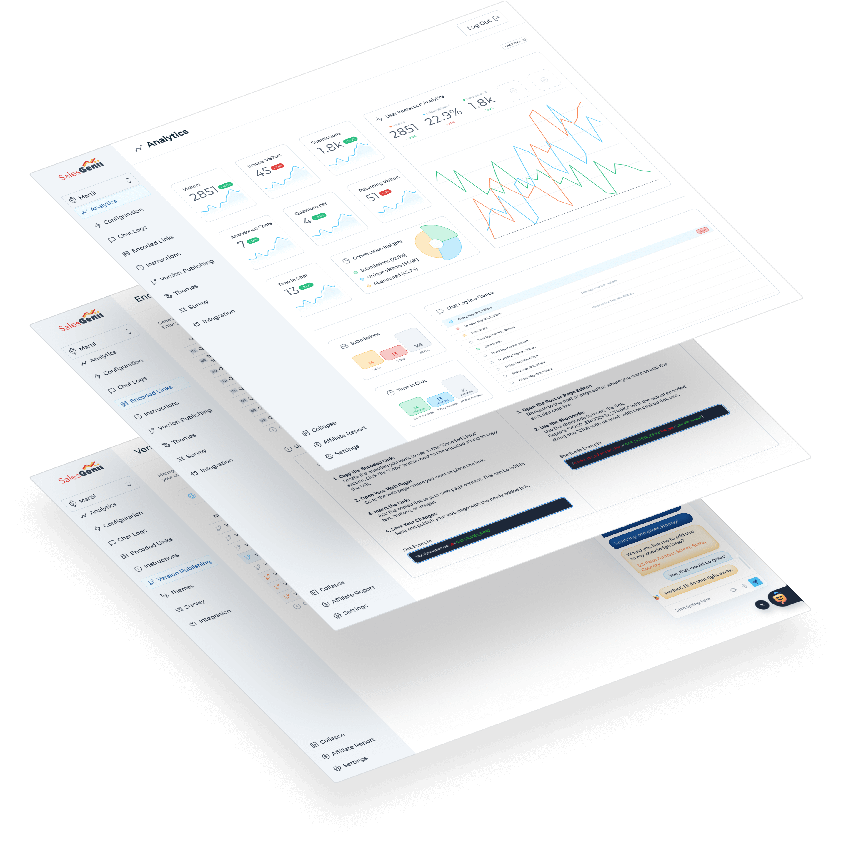 SalesGenii Dashboard